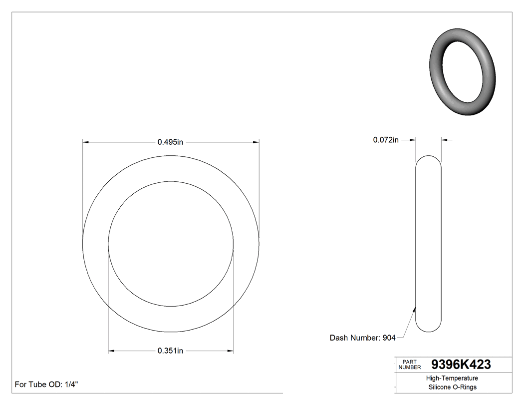 Technical drawing - 9396K423